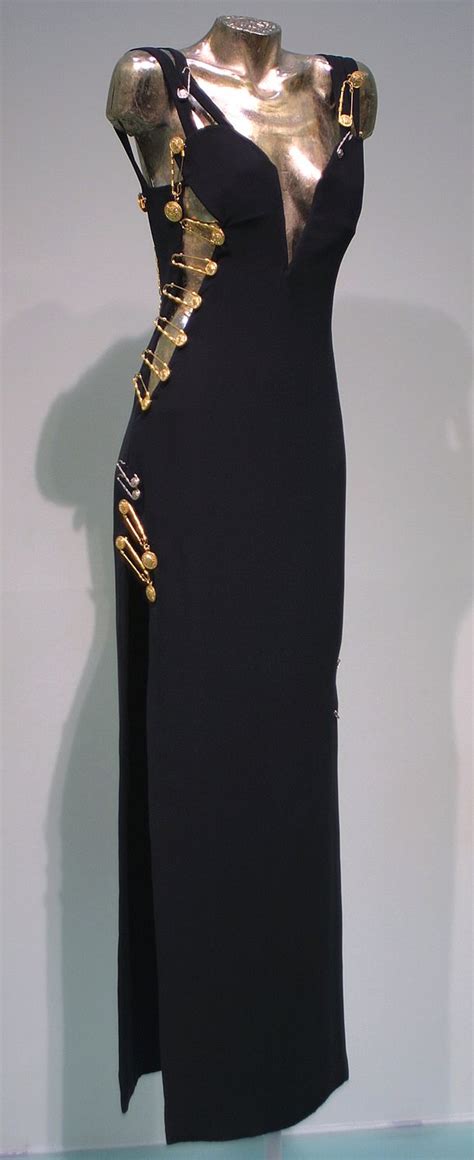 versace dress - black and gold|gianni Versace women's dresses.